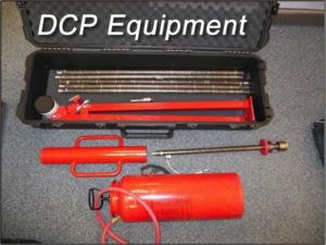 Dynamic Cone Penetrometer (DCP) Testing