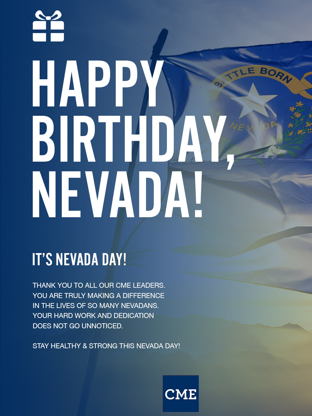 Happy Nevada Day! CME