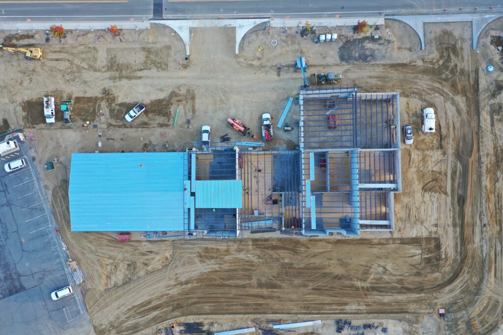Carson City Fire Station 55 Aerial View