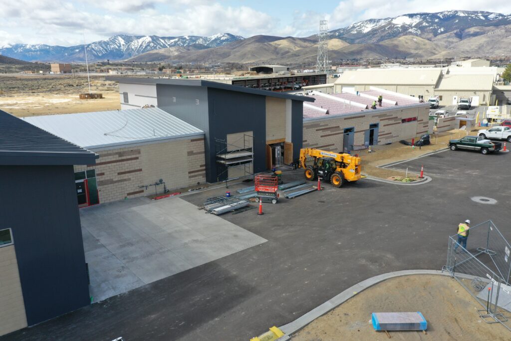 Carson City Fire Station 55 Aerial View